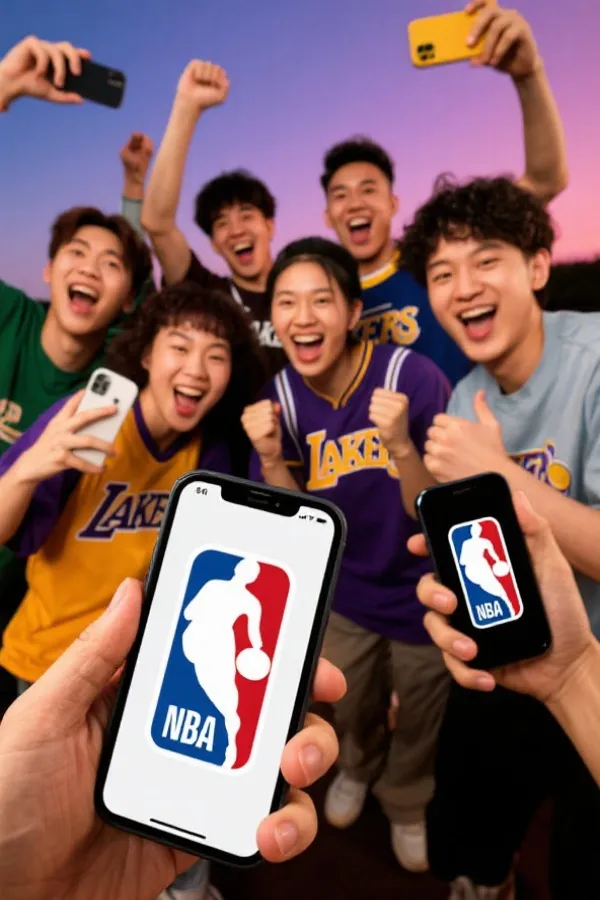 用户现场使用NBA直播App