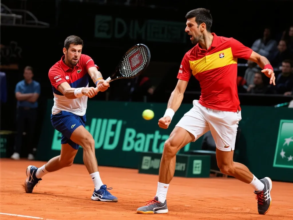 火花四溅的戴维斯杯对决：西班牙与塞尔维亚，谁能杀入四强？